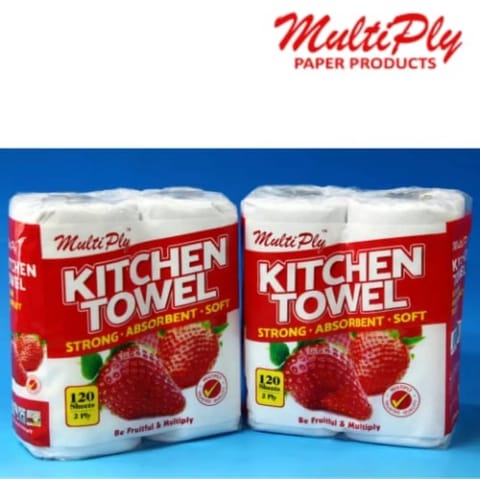 Multiply Kitchen Towel 120s, 2ply