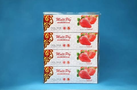 Multiply Box Tissues 4x80 Sheets, 2ply