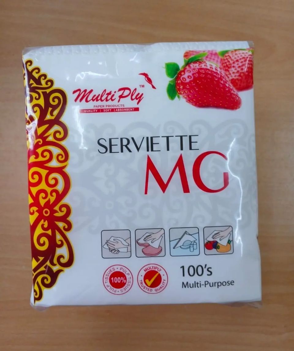 Multiply Serviette MG 100 Sheets, 1ply 2