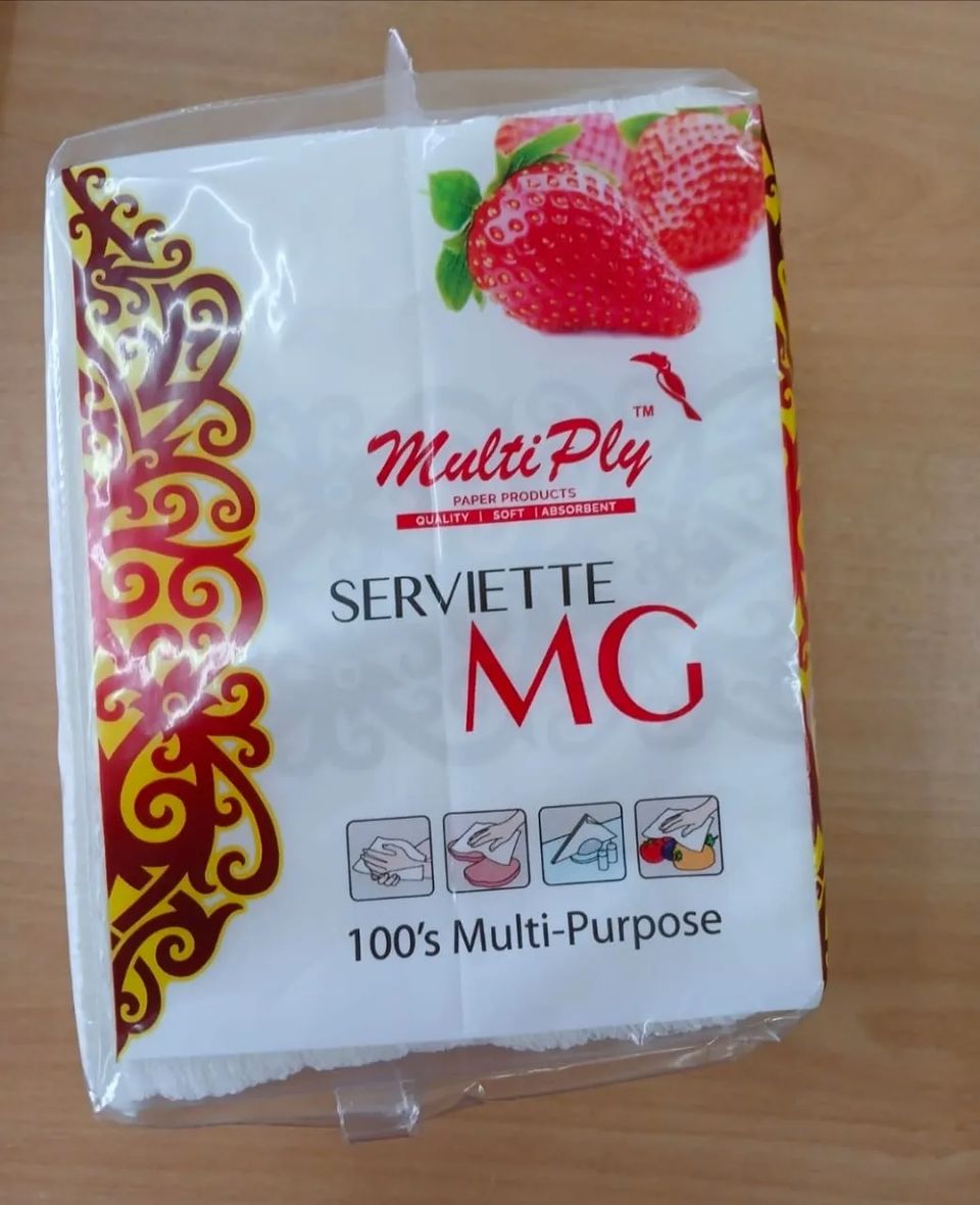 Multiply Serviette MG 100 Sheets, 1ply 3