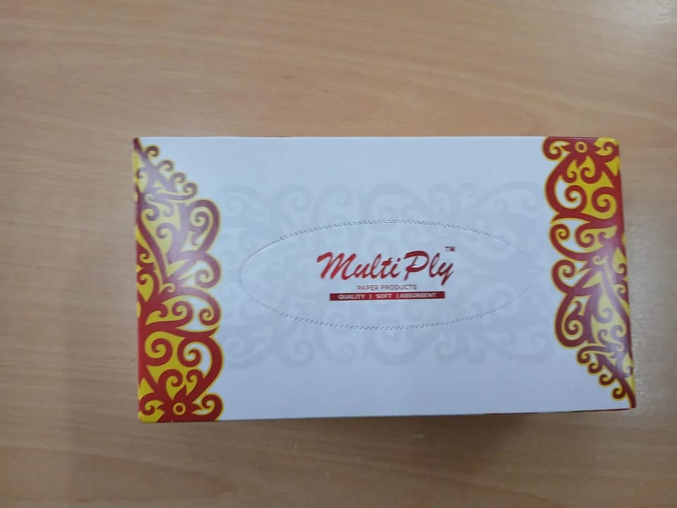 Multiply Box Tissues 4x80 Sheets, 2ply 2