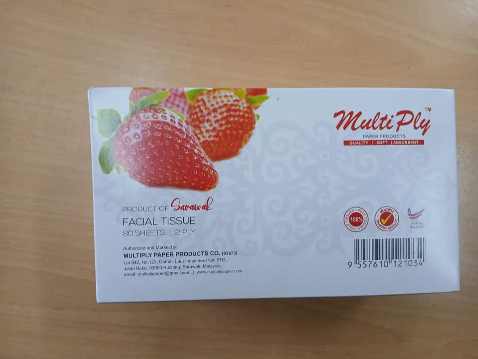 Multiply Box Tissues 4x80 Sheets, 2ply 3